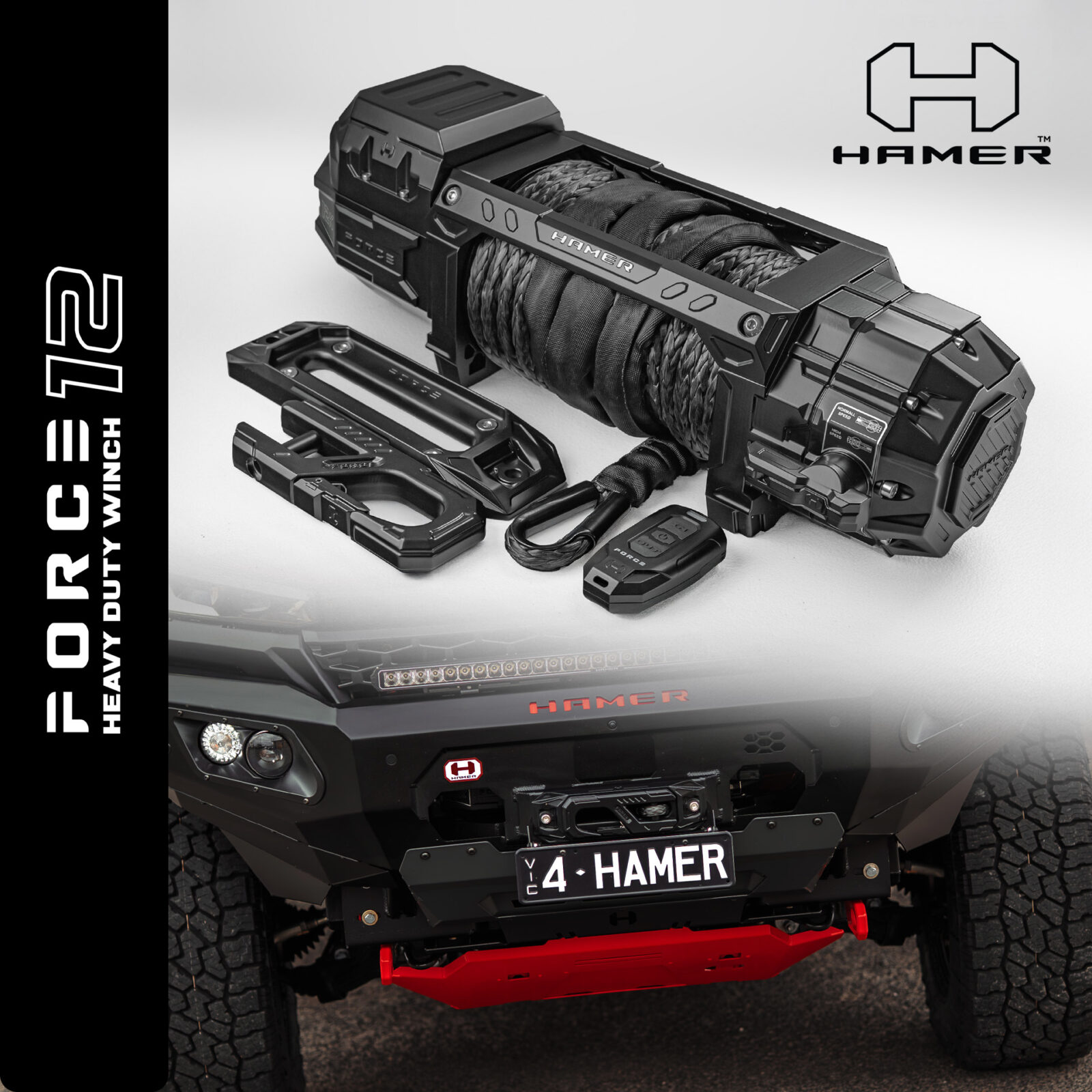 Hamer Force 12 Winch - Image 2